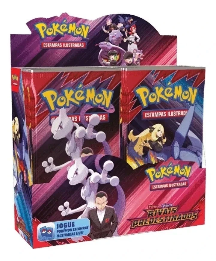 Pokemon EV10 Destined Rivals Booster Box Display 36 PACK Brazilian Game 216 Card